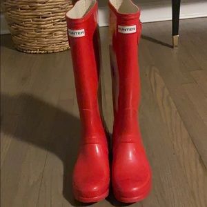 Red Hunter Tall Boots